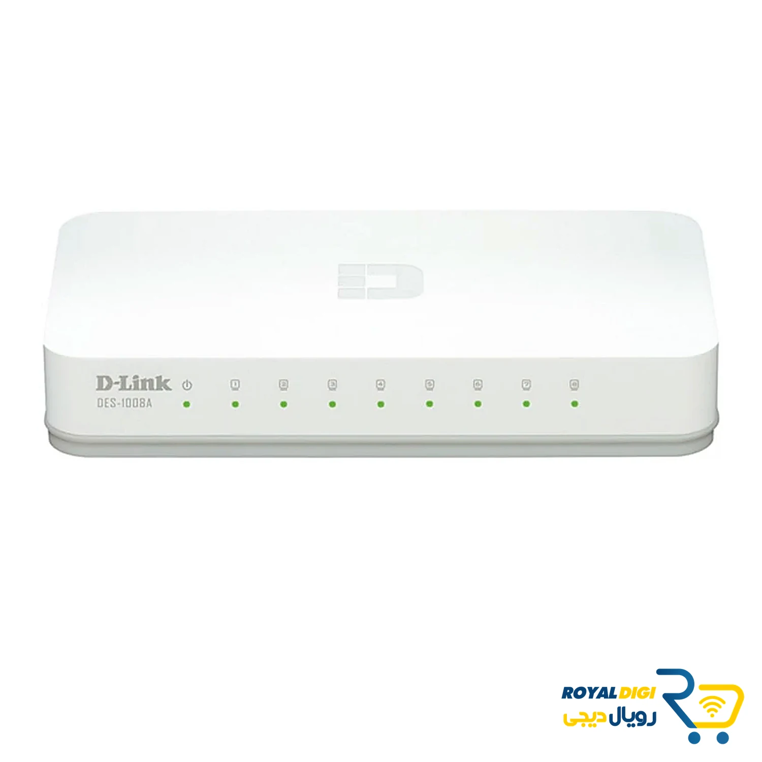 d-link-des-1008a-1 سوییچ 8 پورت دیلینک D-Link DES-1008A 10/100Mbps (کارکرده) - تصویر 1